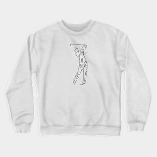 GOLF LINE ART Crewneck Sweatshirt